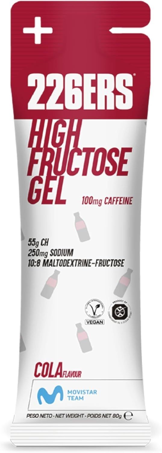 226ERS HIGH FRUCTOSE GEL XS COLA CAFFEINE