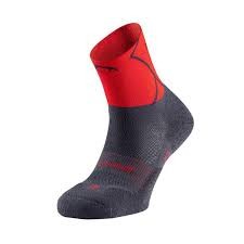 LURBEL CALCETIN NEW TRACK DARK GREY RED H4