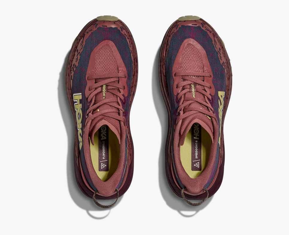 HOKA SPEEDGOAT 6 ROUGE MUJER
