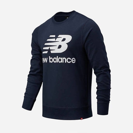 SUDADERA NEW BALANCE ESSENTIALS STACKED LOGO NEFRI