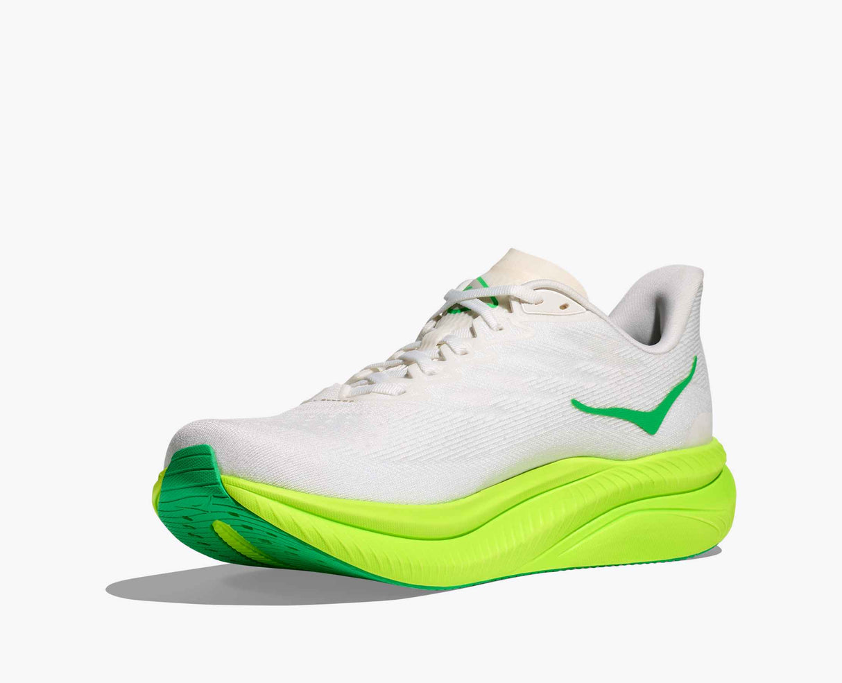 HOKA MACH 6 WHITE NEON HOMBRE