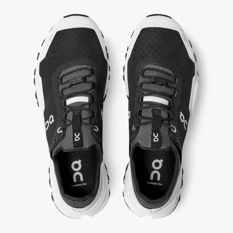 ON RUNNING CLOUDULTRA HOMBRE BLANCO NEGRO