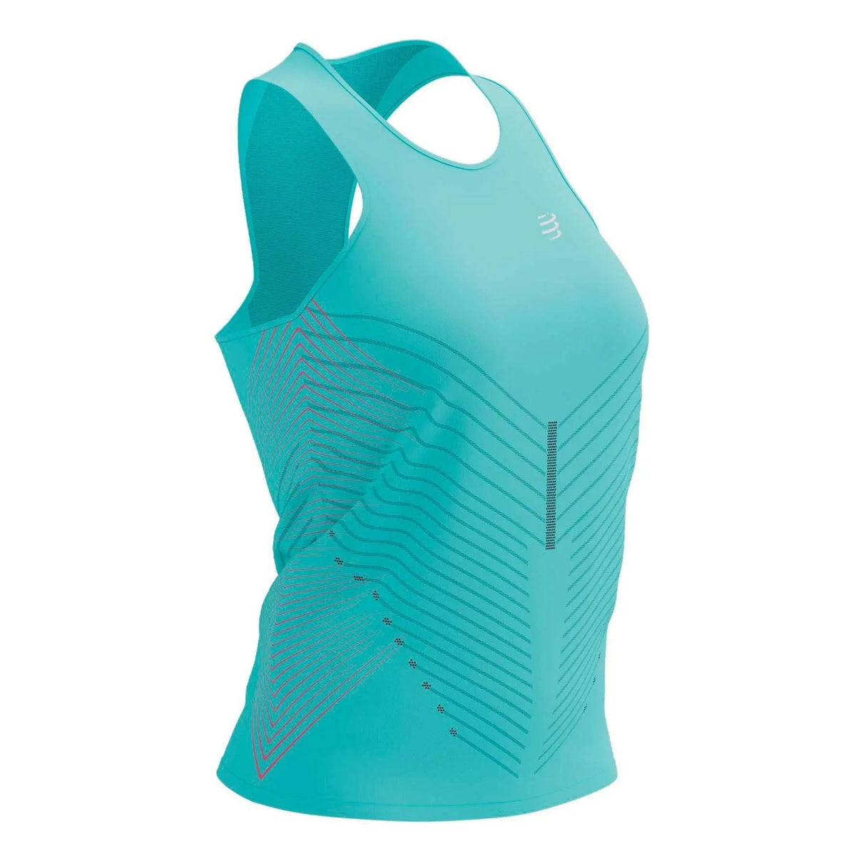 COMPRESSPORT PERFORMANCE SINGLET MUJER AZUL