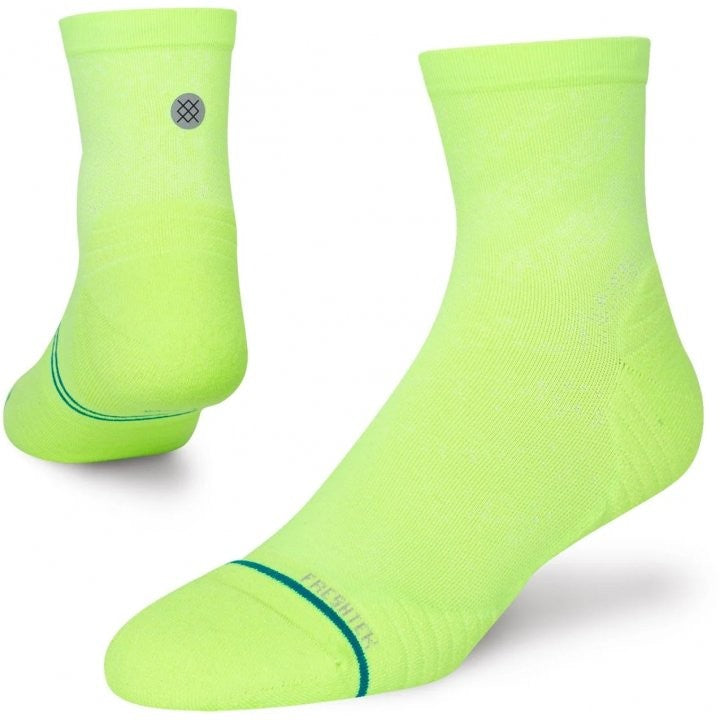 STANCE RUN LIGHT QUARTER AMARILLO FLUOR