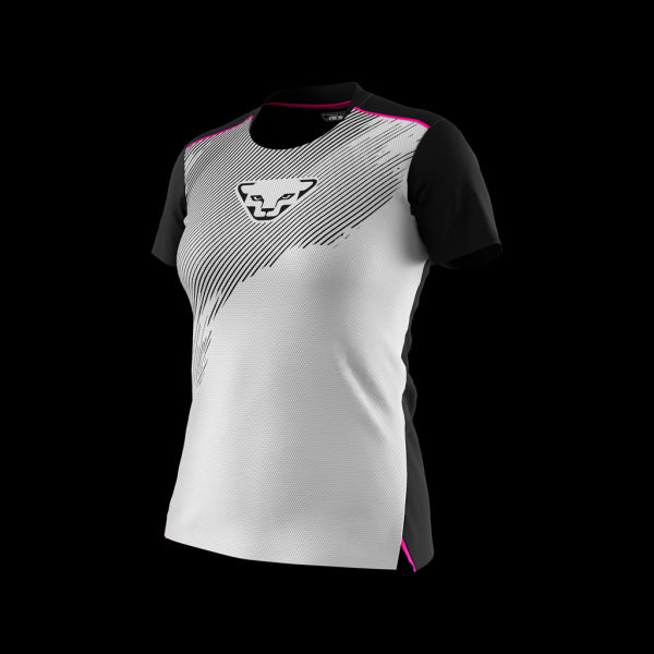 DYNAFIT DNA CAMISETA MUJER BLANCO NEGRO