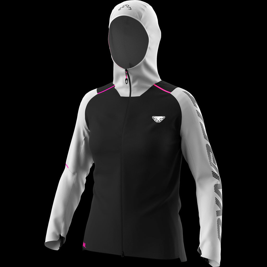 DYNAFIT DNA WIND JACKET NEGRO BLANCO MUJER