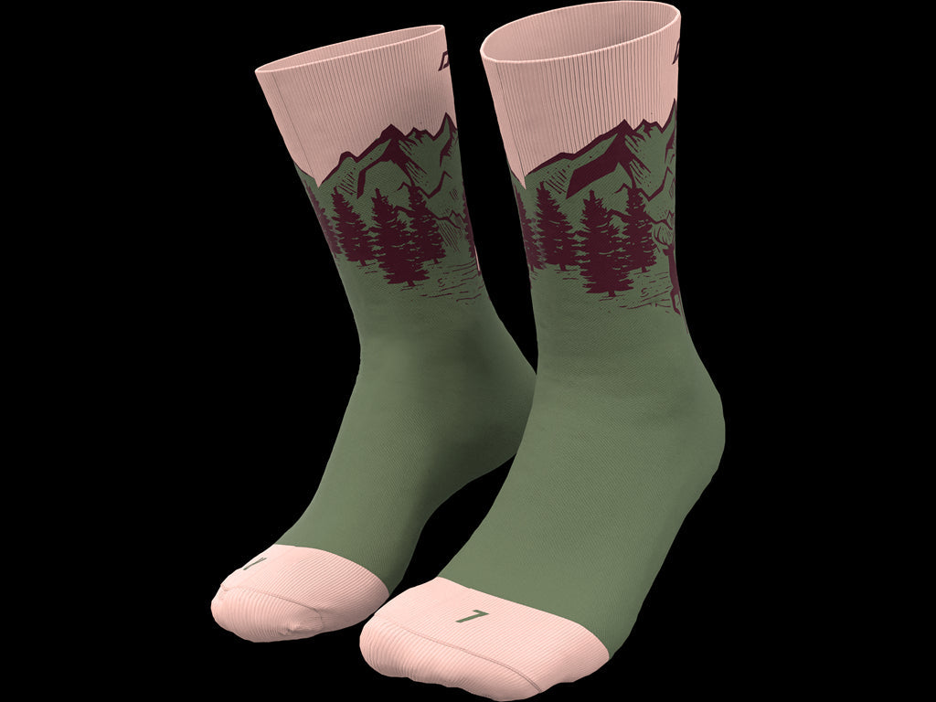 CALCETINES DYNAFIT STAY FAST UNISEX VERDE ROSA