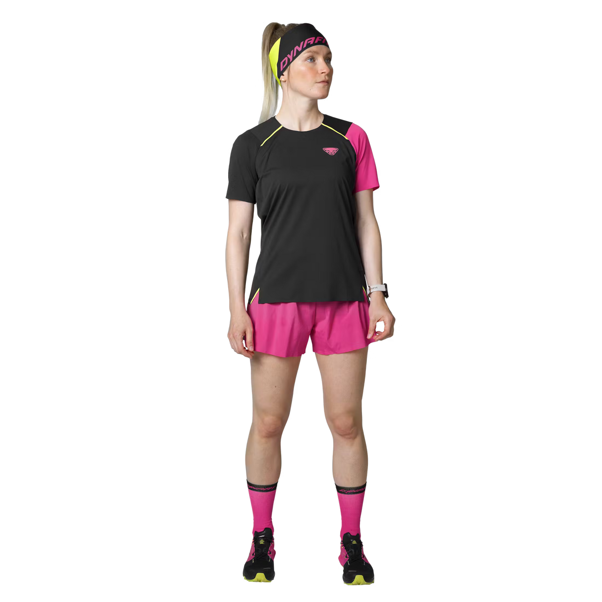 DYNAFIT DNA SKY SHORTS PINK GLO MUJER