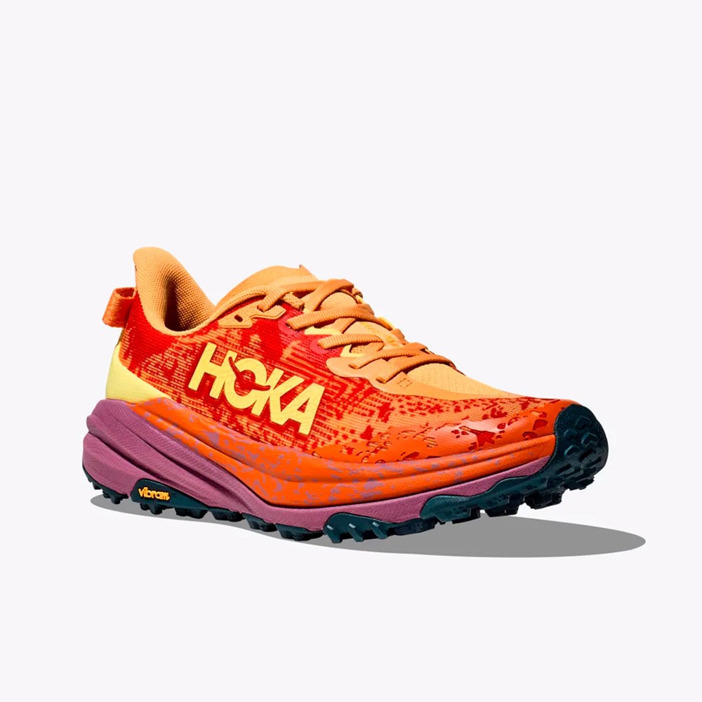 HOKA SPEEDGOAT 6 MUJER NARANJA