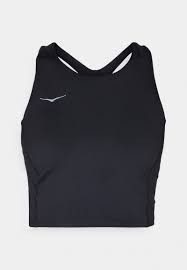 HOKA SUJETADOR ELARO CROP BRA BLACK MUJER