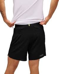 HOKA PANTALON GLIDE 7' SHORT W/BRIEF BLACK