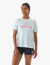 COMPRESSPORT PODIUM SS TSHIRT MUJER ICE FLOW