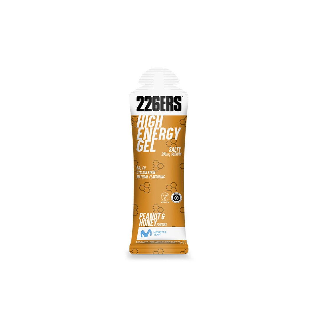 226ERS HIGH ENERGY GEL 76g CACAHUETE