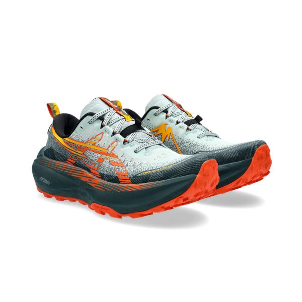 ASICS TRABUCO MAX 4 COLD MOSS NOVA ORANGE HOMBRE
