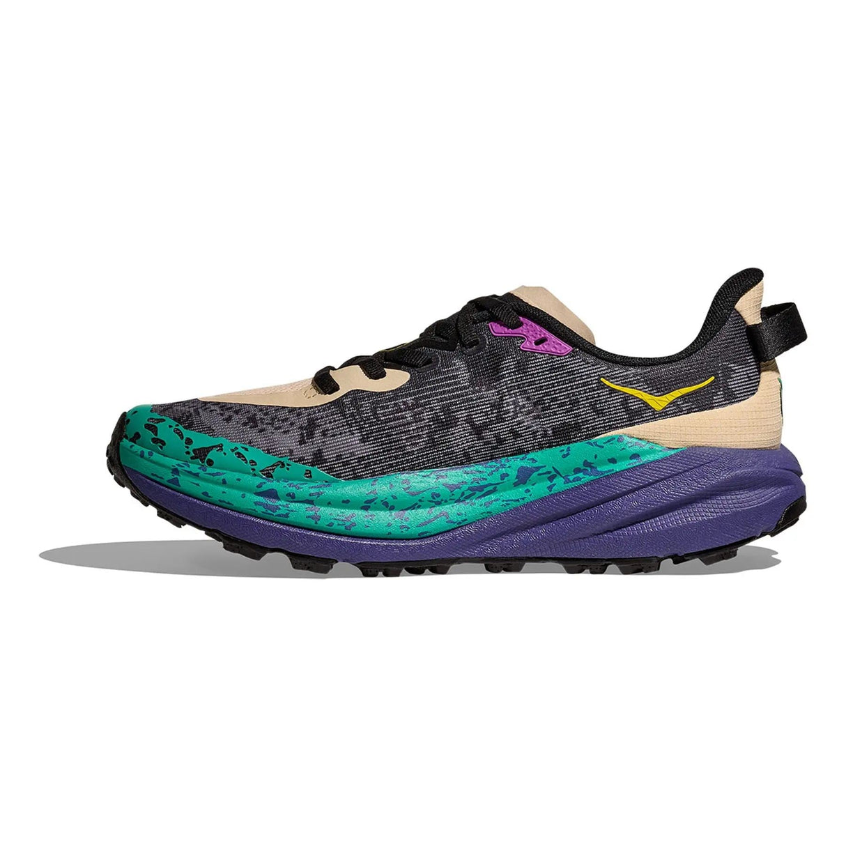HOKA SPEEDGOAT 6 OATMEAL MOUNTAIN IRIS MUJER