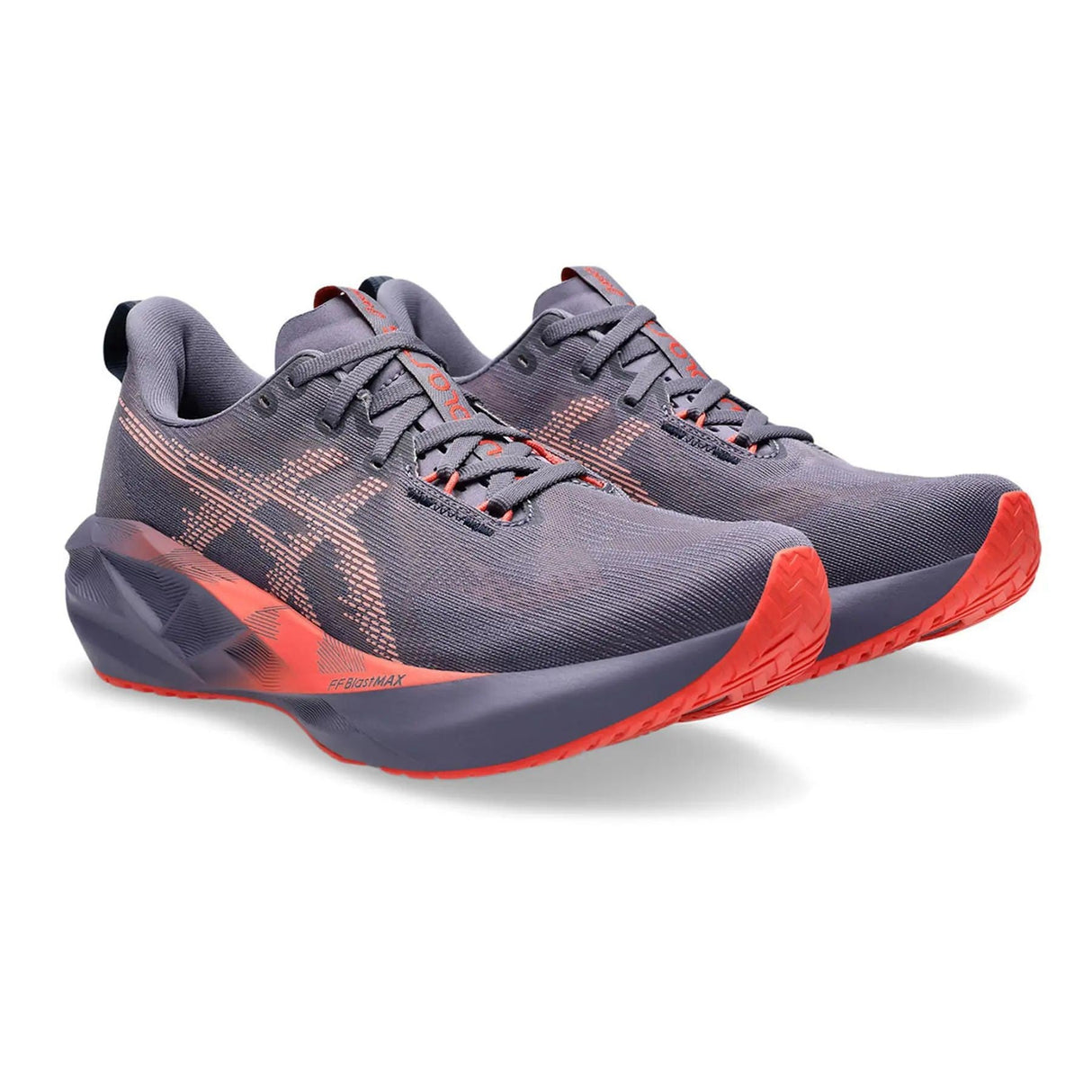 ASICS NOVABLAST 5 GRIS VIOLETA MUJER