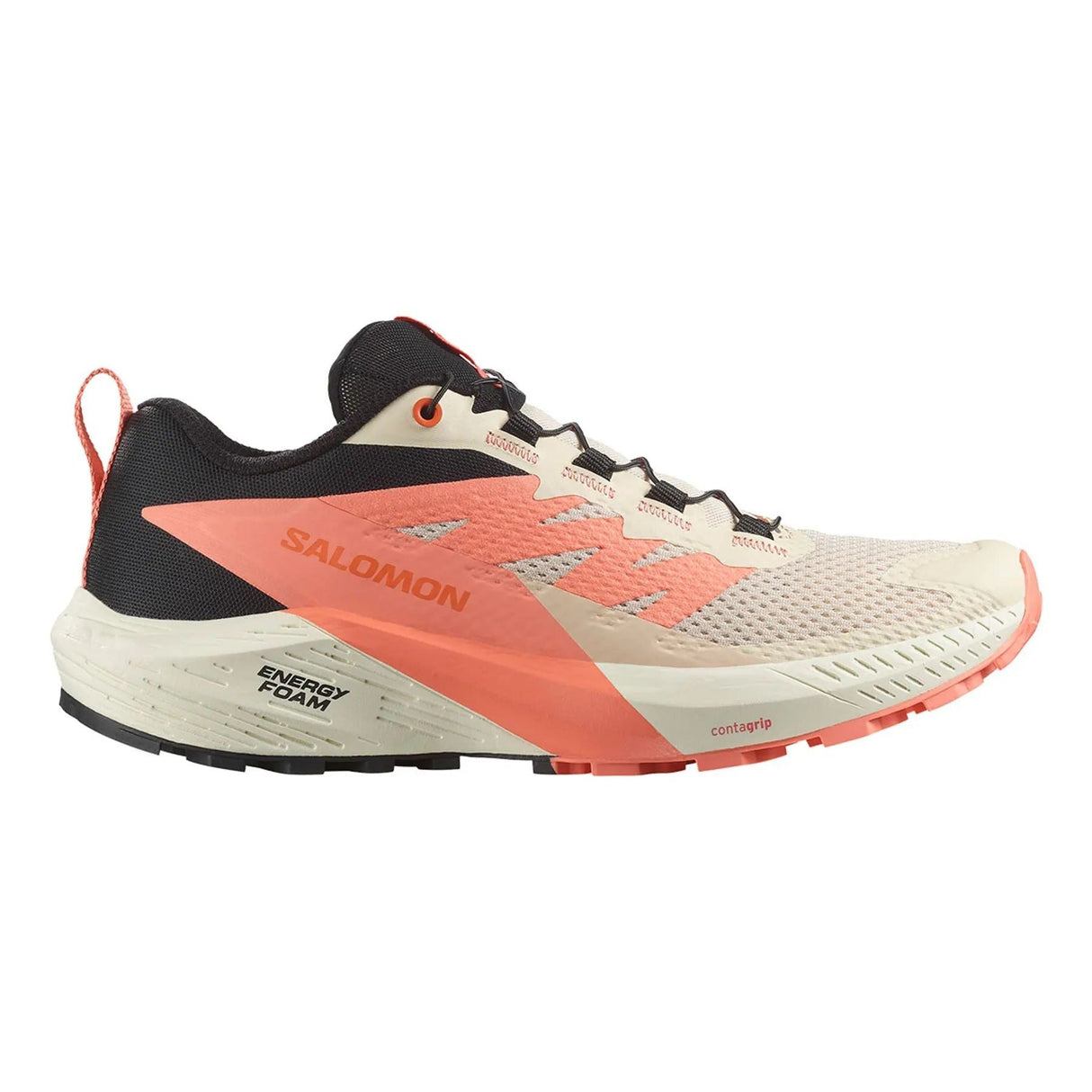 SALOMON SENSE RIDE 5 TENDER PEACH BLACK MUJER