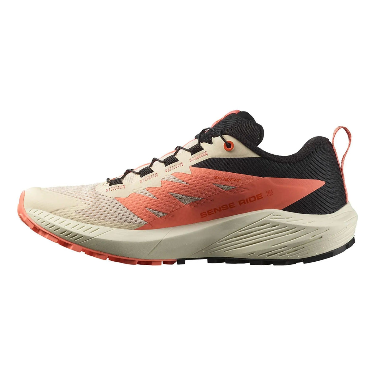 SALOMON SENSE RIDE 5 TENDER PEACH BLACK MUJER