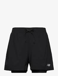 NEW BALANCE SE LINED SHORT 5 IN BLACK