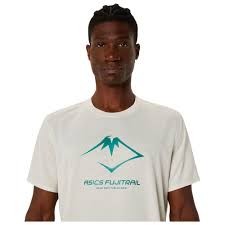 ASICS FUJITRAIL LOGO SS BIRCH WHITE HOMBRE