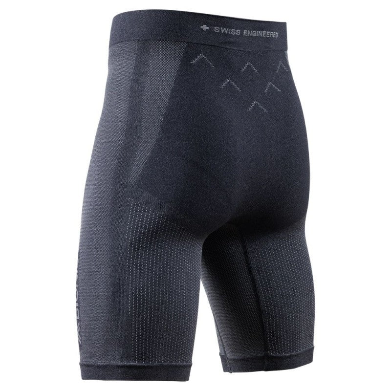 X-BIONIC XCEED RUN SHORT TIGHTS X BLACK RHINO GREY HOMBRE