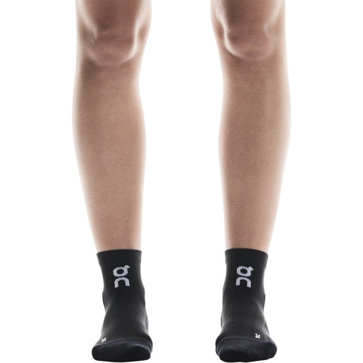 ON RUNNING CORE RUN SOCK MID 2P BLACK