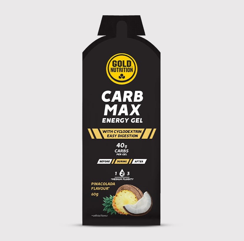 GOLD NUTRITION CARB MAX ENERGY GEL PIÑA COLADA 60G