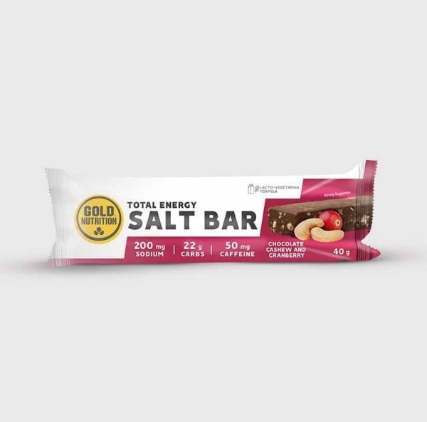 GOLD NUTRITION SALT BAR CHOCOLATE ANACARDO ARANDANO