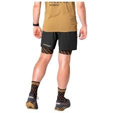 DYNAFIT TRAIL 2IN1 SHORTS BLACK OUT TOBACCO