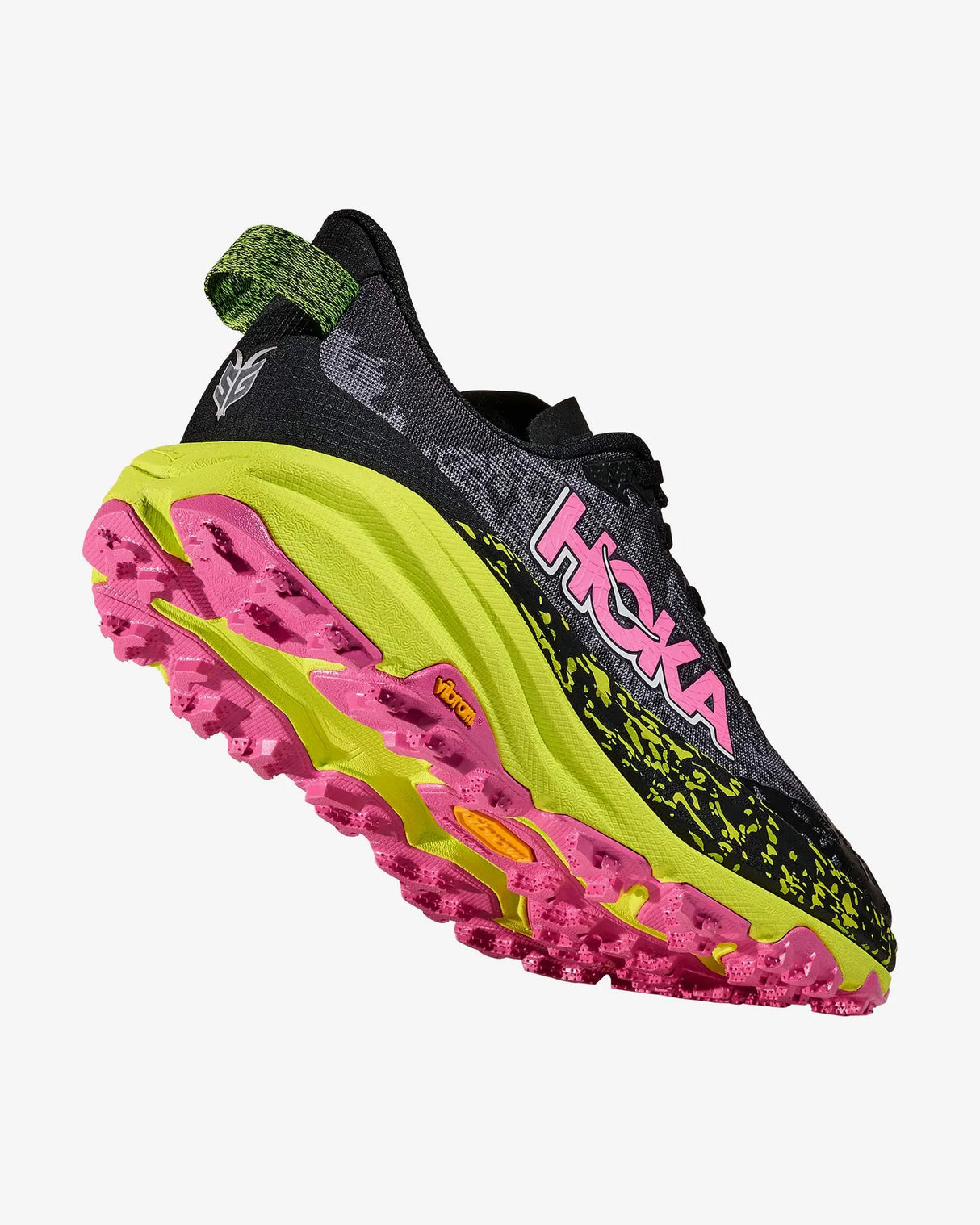 HOKA SPEEDGOAT 6 BLACK NEON MUJER