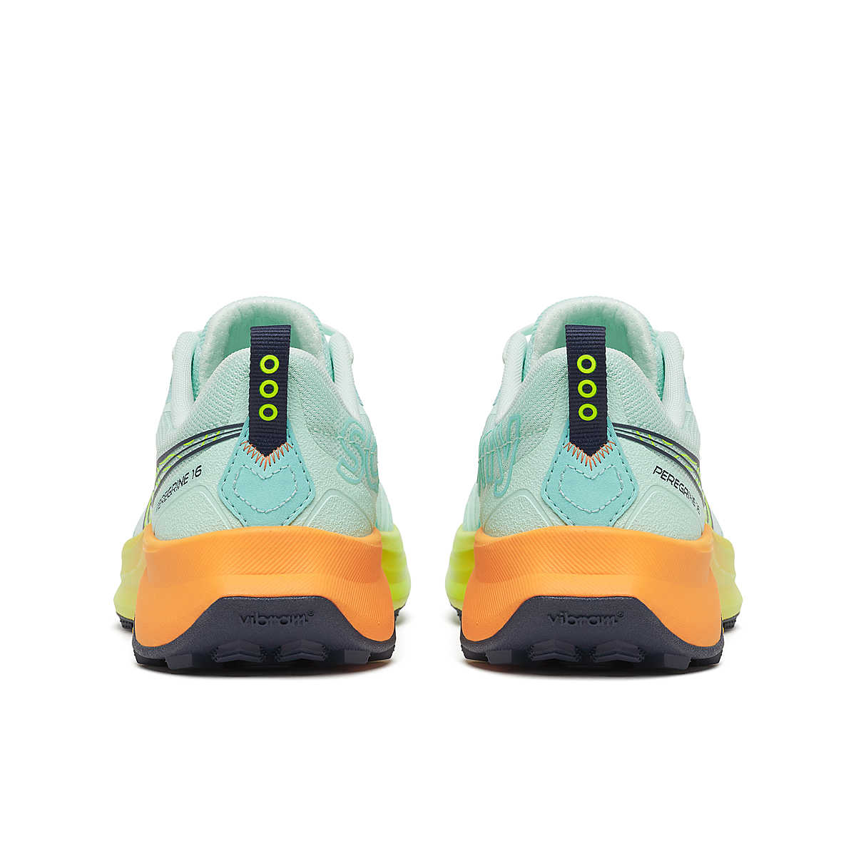 SAUCONY PEREGRINE 16 AQUA CITRON MUJER