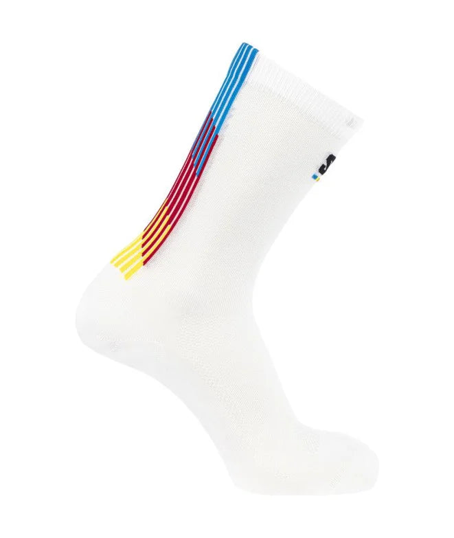 SALOMON PULSE RACE FLAG CREW WHITE