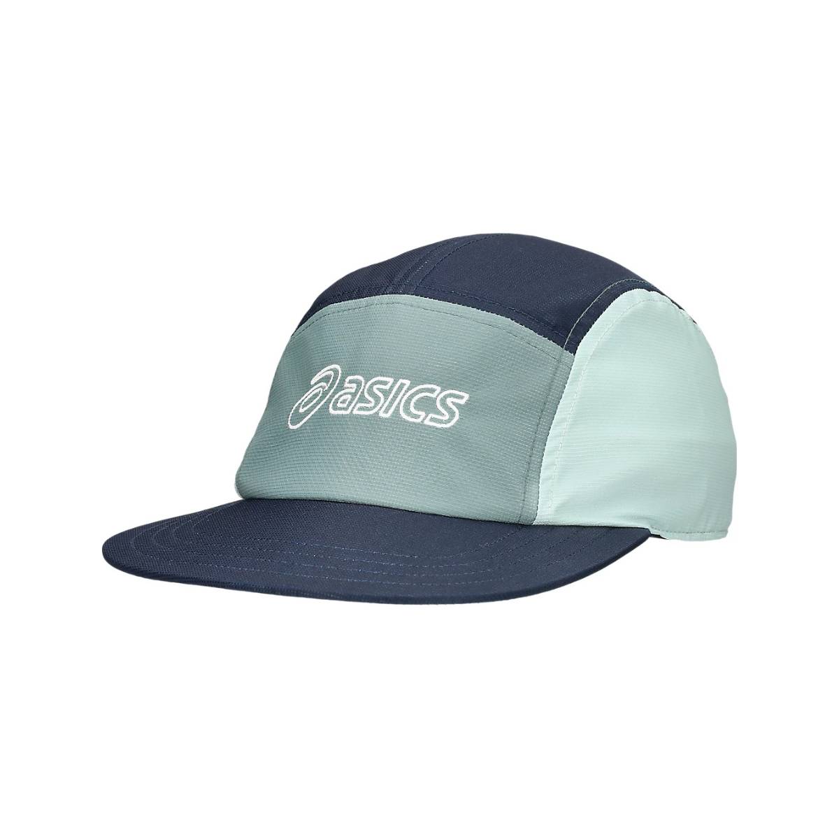 ASICS 5 PANEL CAP MIDNIGHT LICHEN ROCK MONUMENT BLUE