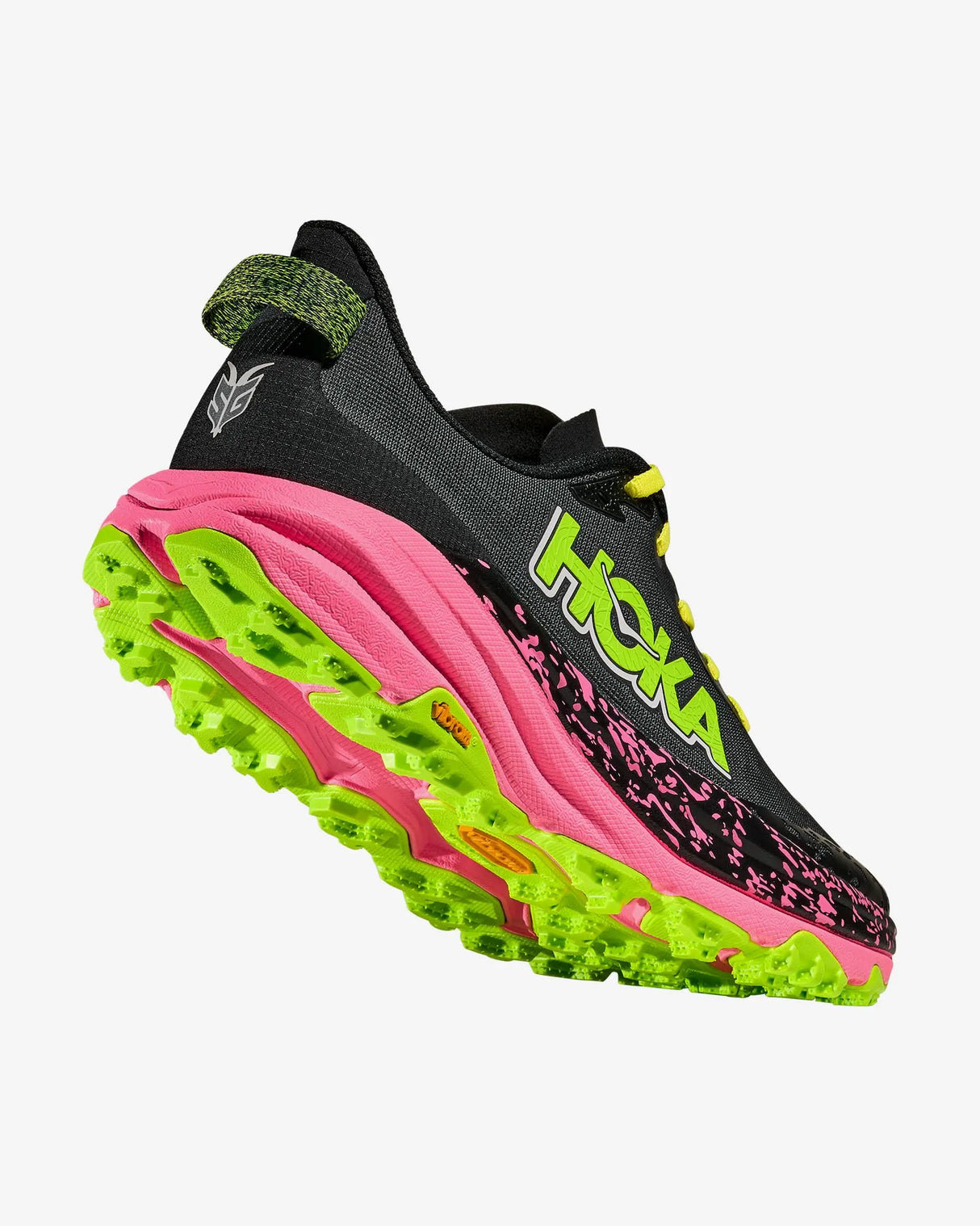HOKA SPEEDGOAT 6 BLACK NEON ROSE HOMBRE