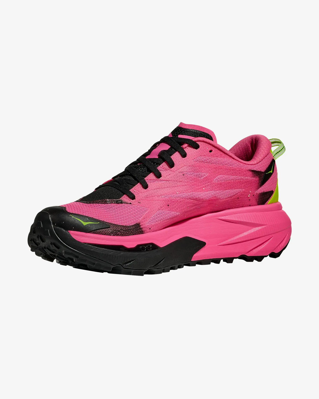 HOKA MAFATE 5 NEON ROSE BLACK HOMBRE