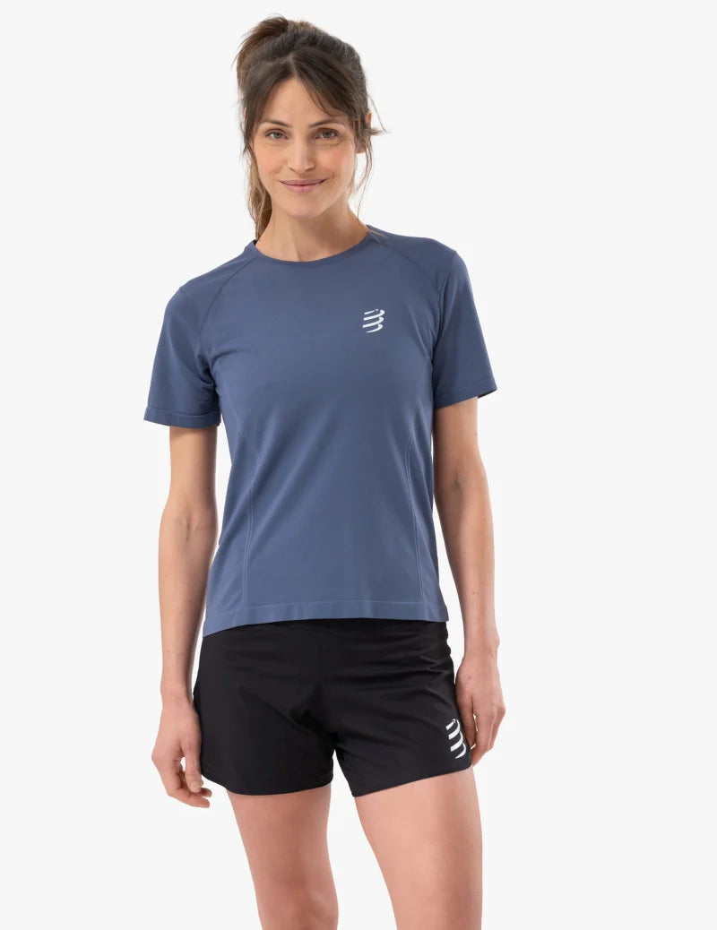 COMPRESSPORT PERFORMANCE TSHIRT INDIGO MUJER