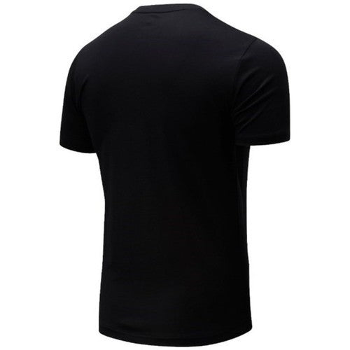 CAMISA NEW BALANCE  ESSENTIALS STACKED LOGO NEGRO