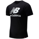 CAMISA NEW BALANCE  ESSENTIALS STACKED LOGO NEGRO