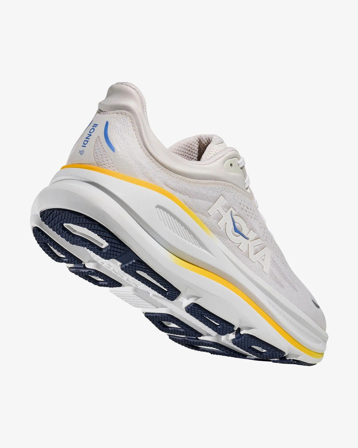 HOKA BONDI 9 WHITE HOMBRE