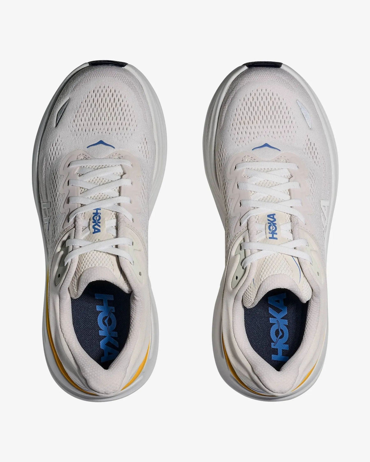 HOKA BONDI 9 WHITE HOMBRE