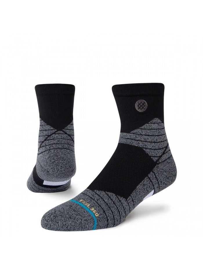 CALCETINES STANCE ICON SPORT QUARTER NEGRO