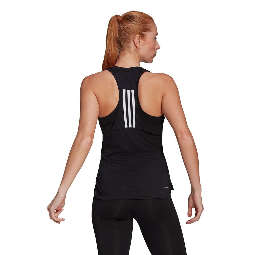 CAMISA ADIDAS PRIMEBLUE DESIGNED 2 MOVE SPORT 3 BANDAS NEGRO