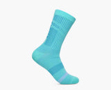 HOKA CALCETIN TRAIL RACE CREW SOCK CIELO