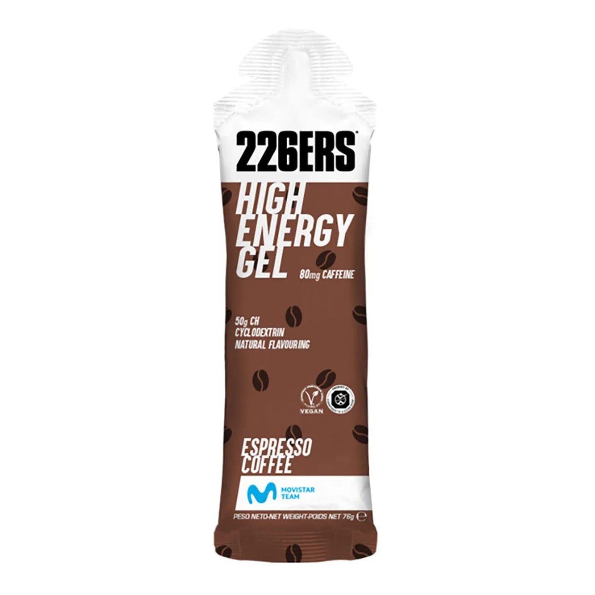 226ERS HIGH ENERGY GEL 76g ESPRESSO COFFEE