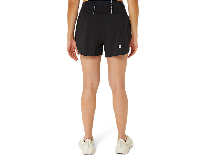 ASICS ROAD 3.5IN SHORT BLACK MUJER