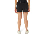 ASICS ROAD 3.5IN SHORT BLACK MUJER