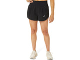 ASICS ROAD 3.5IN SHORT BLACK MUJER