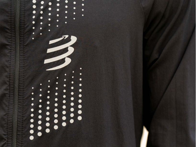 COMPRESSPORT HURRICANE WINDPROOF JACKET M NEGRO