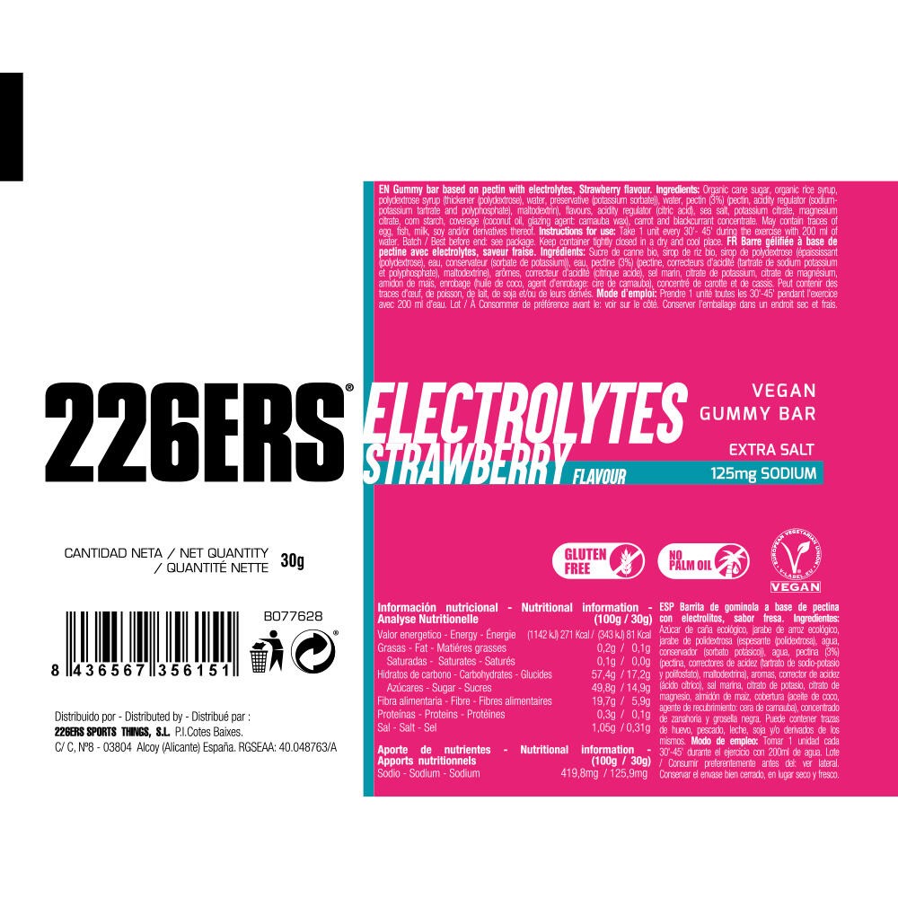 226ERS BARRITA GUMMY FRESA