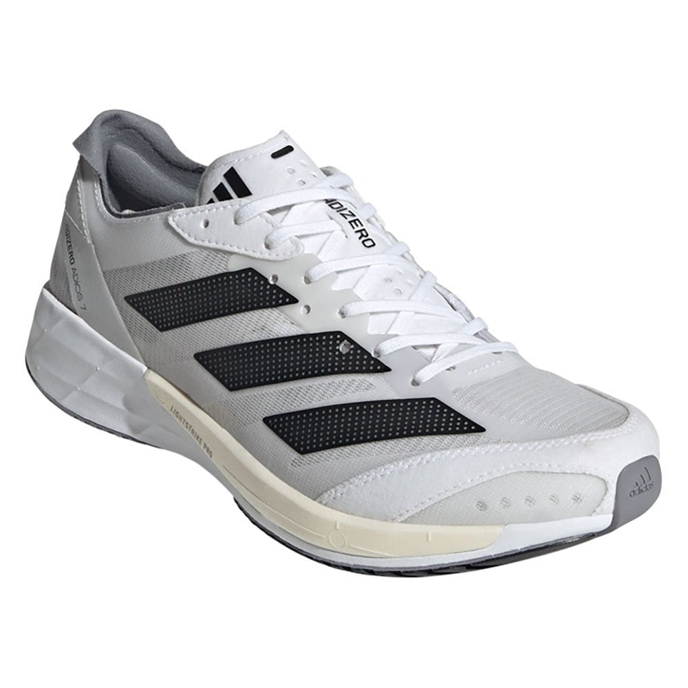 ADIDAS ADIZERO ADIOS 7 MUJER BLANCO NEGRO